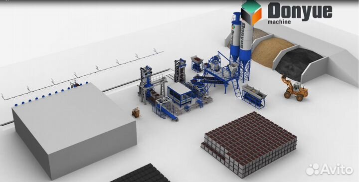 QT10-15 Автомат. вибропресс для плитки и блоков