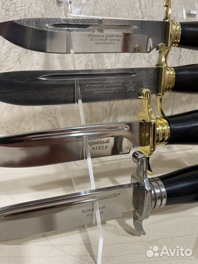 Ножи финки нквд новые.разных видов стали