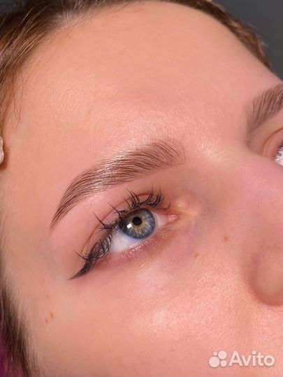 Брови, окрашивание, ламинирование и коррекция