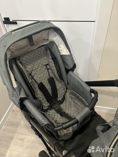 Коляска 2 в 1 DeLorean SMART grey