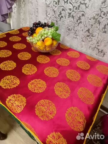 Скатерть атлас жаккард СССР