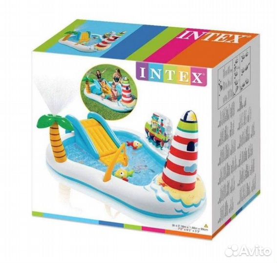 Детский водный игровой центр Intex «Веселая рыбалк