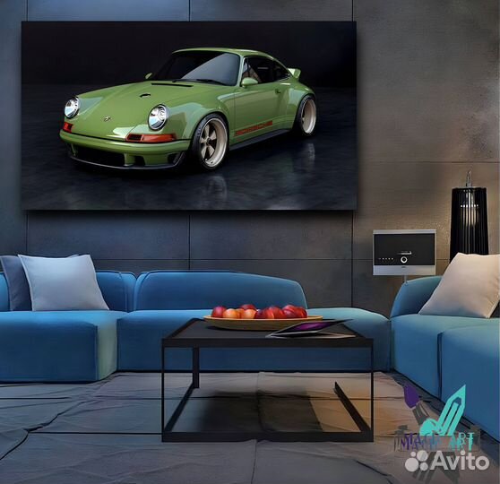 Картины с авто и другой техникой. Печать на холсте