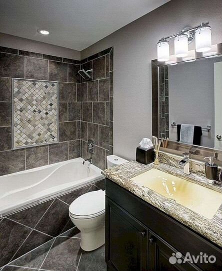 Ремонт ванной комнаты под ключ