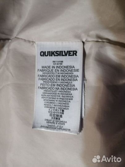 Quicksilver куртка зимняя L