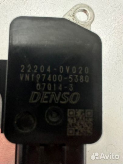 Датчик расхода воздуха Toyota Camry V50/V55 2grfe