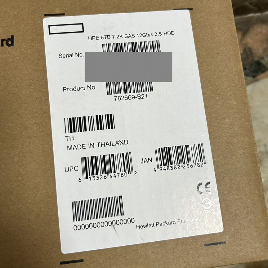 [782669-B21] Жесткий Диск Hp 6tb Sas 3.5 782669-B21 782995-001