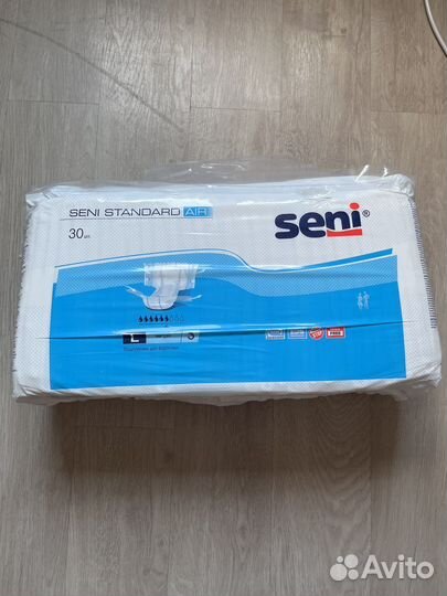 Подгузники для взрослых seni standard air L