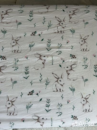 Детская Простынь на резинке 120 60