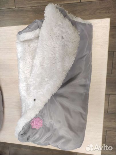 Теплый конверт и муфта на коляску