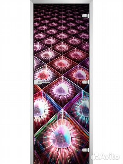 Двери стеклянные межкомнатные