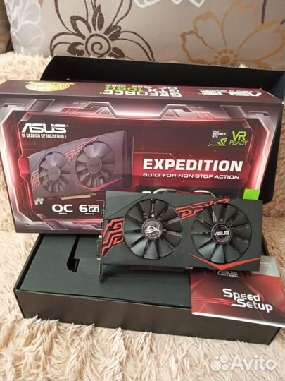 Видеокарта Asus GeForce GTX 1060 6Gb Expedition