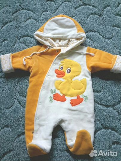 Два комбинезона утепленный и вязаный