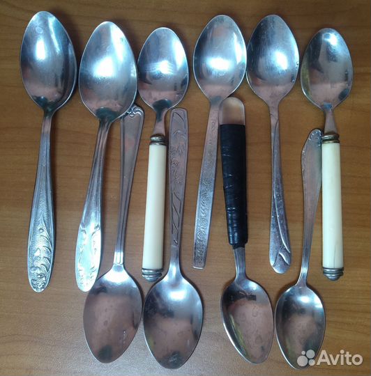 Столовые приборы вилки ложки ножи