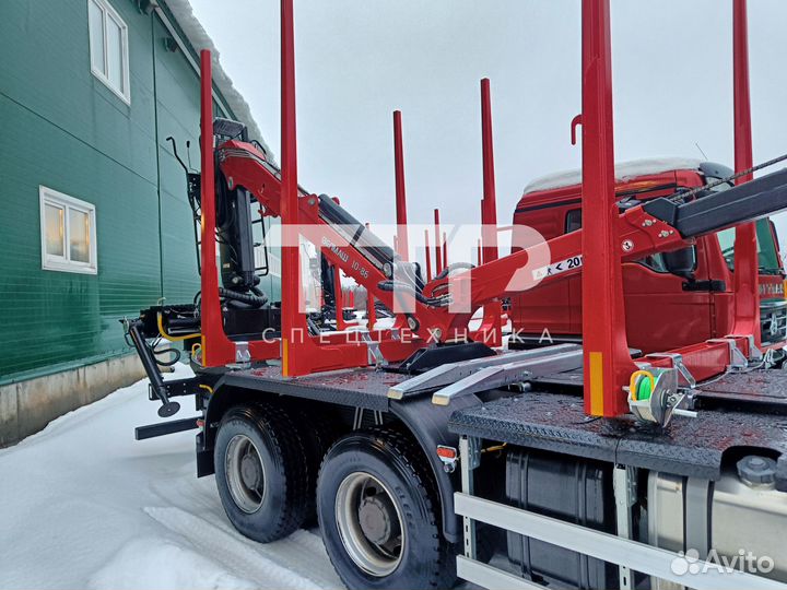 Лесовоз (сортиментовоз) SITRAK C7H с КМУ Велмаш-С, 2025