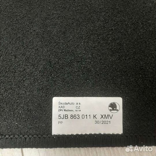 Летние коврики skoda rapid