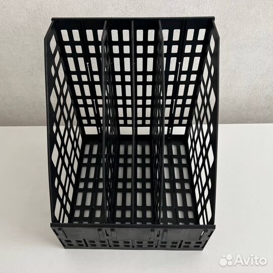 Подставка лоток для бумаг вертикальный 4 секции