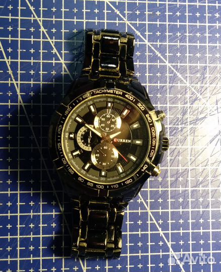 Мужские наручные кварцевые часы curren
