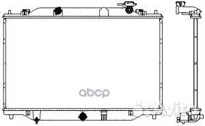 Радиатор охлаждения двигателя МКПП Mazda сx-5