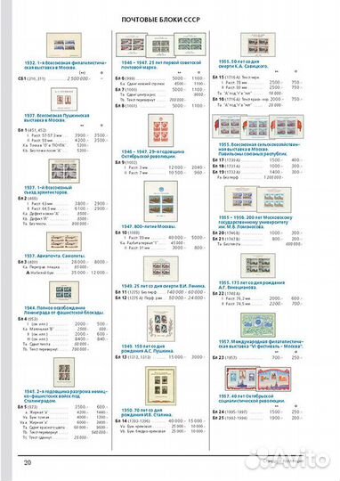 Каталог почтовых марок Р. Ф. 1857-1965 (с ценами)