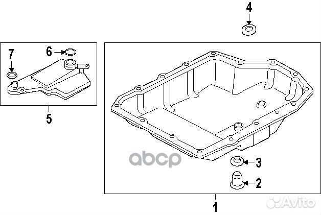 Фильтр АКПП FZ0121500 mazda