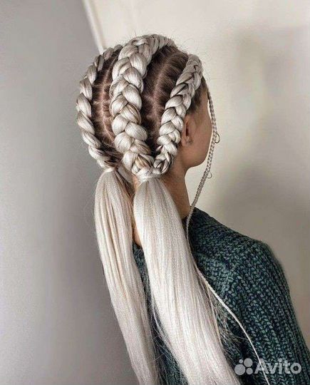 Плетение кос с канекалоном