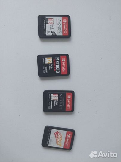 Картриджи nintendo switch