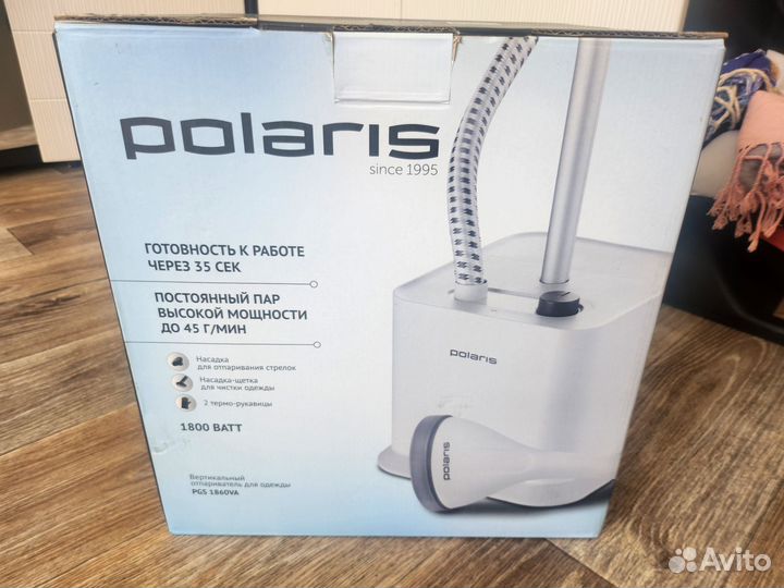 Вертикальный отпариватель polaris pgs 1860va новый