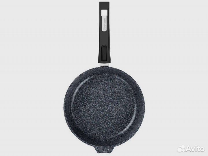 Сковорода d30с крышкой Гранит star