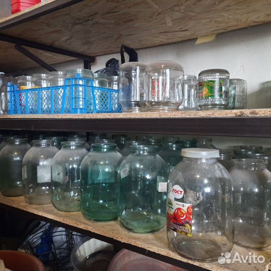 Банка стеклянная 3 л, и разные объемы до 1 литра