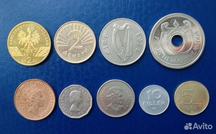 Монеты (животные, птицы, рыбы. 2 набора)