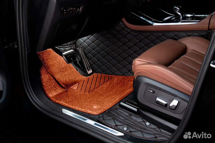 3D Коврики Infiniti QX50 Салон Багажник Экокожа