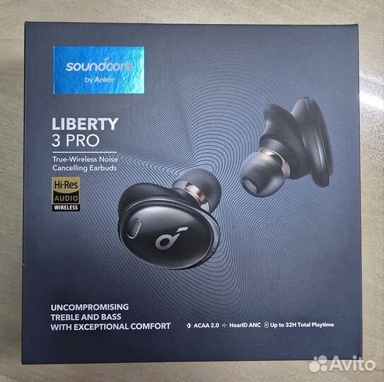 Наушники Anker Soundcore liberty 3 pro чёрные
