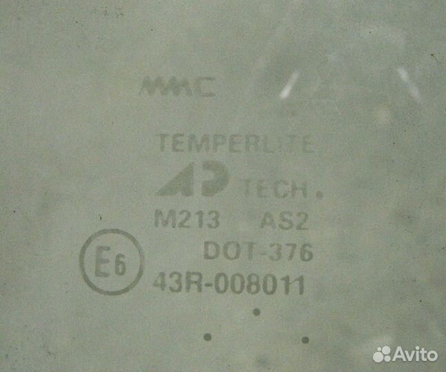 Стекло двери передней правой Mitsubishi Galant 7