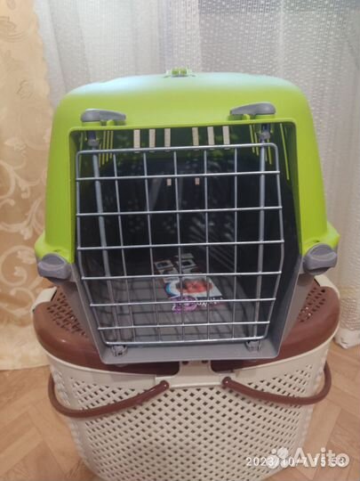 Переноска для животных пластиковая