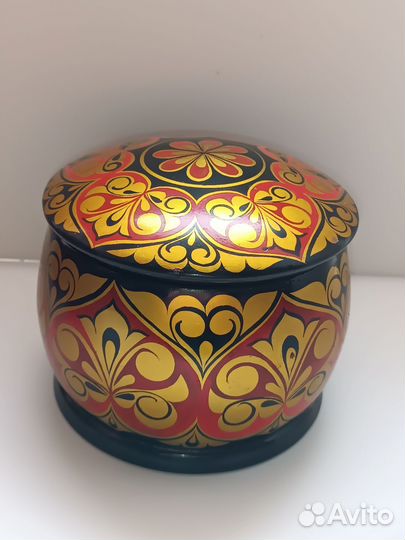 Набор деревянной посуды Хохлома