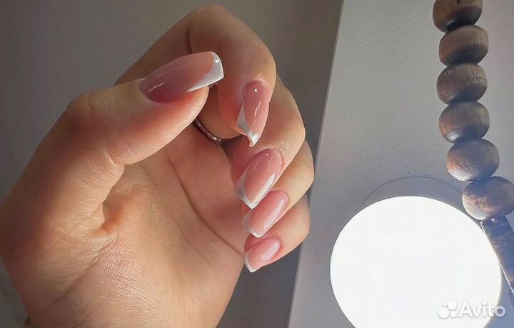 Маникюр +покрытие+укрепление