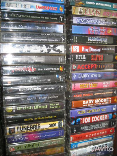 Аудиокассеты Метал Рок Поп Эстрада