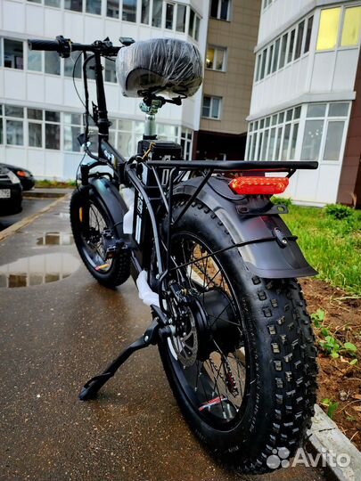 Электровелосипед фэтбайк складной