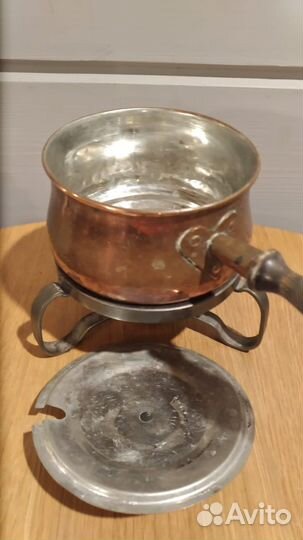 Винтажный медный мармит