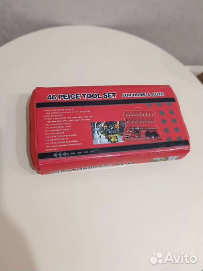 Набор инструментов 46 предметов для ремонта авто
