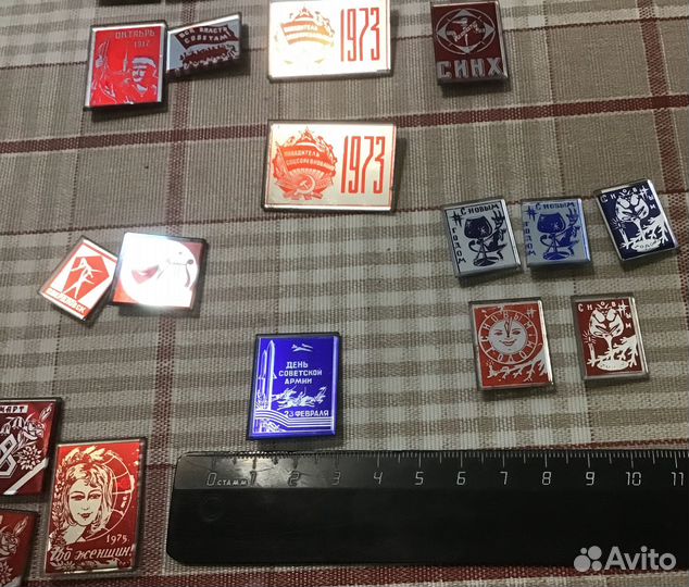 Значки ссср, стекло, зеркальные, семидесятые годы