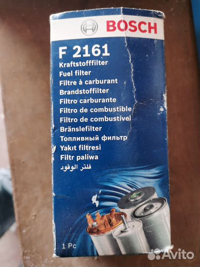 Топливный фильтр bosch F 2161