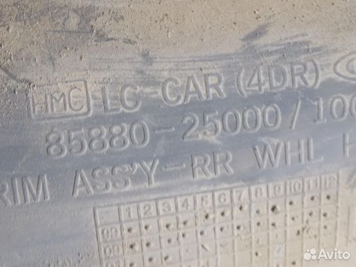 Обшивка стойки Accent II (+тагаз) 2000-2012