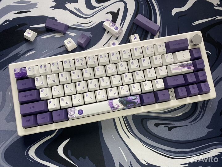 Кастомная клавиатура на базе Gmk67 + Silent Peach