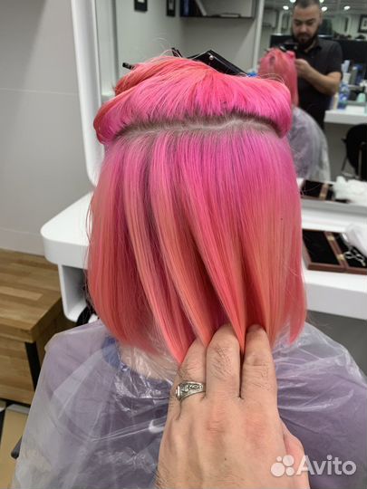 Стрижка и окрашивание волос