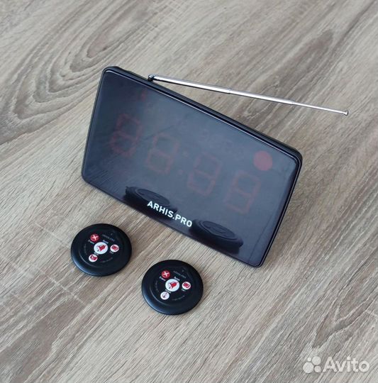 Табло отображения вызова на русском, кнопка вызова