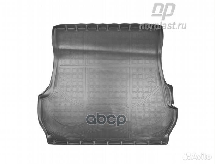 Коврик в багажник полиуретан norplast toyota LC