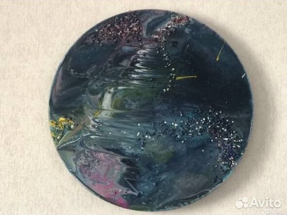 Интерьерная картина абстракция арт объет флюид