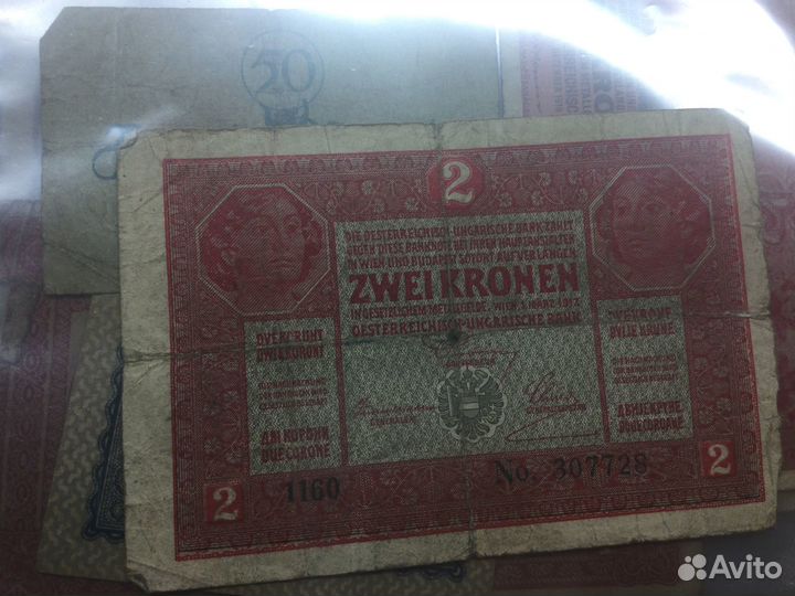 Банкноты бумажные деньги разных стран 19-20 век